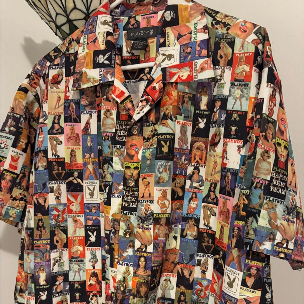 Playboy Multicolor Graphic Shirt 💯 authentic